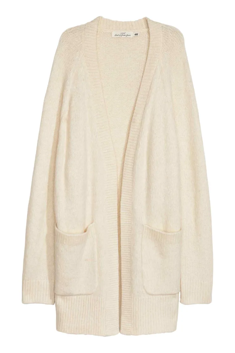 Pleteni dugi kardigan, H&amp;M, 300,34 kune