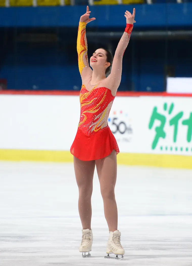 Katarina Kitarović na juniorskom ISU Grand-prixu u umjetničkom klizanju