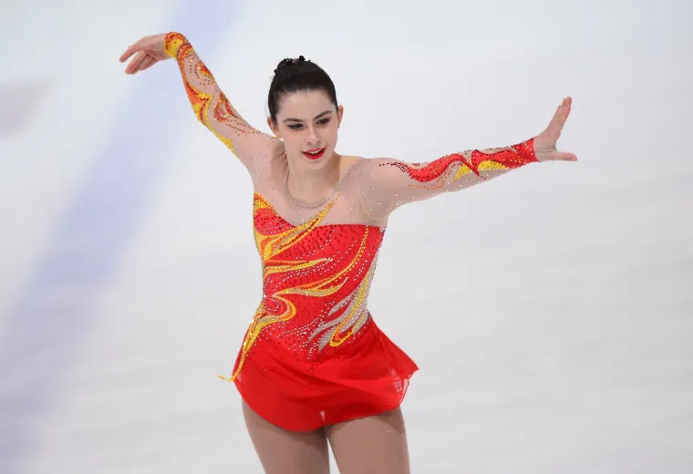 Katarina Kitarović na juniorskom ISU Grand-prixu u umjetničkom klizanju