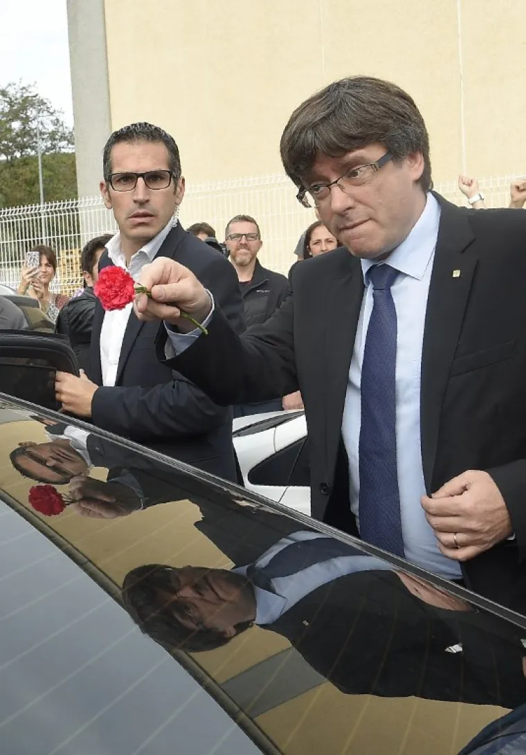 Katalonski predsjednik  Carles Puigdemont glasovao je na referendumu.