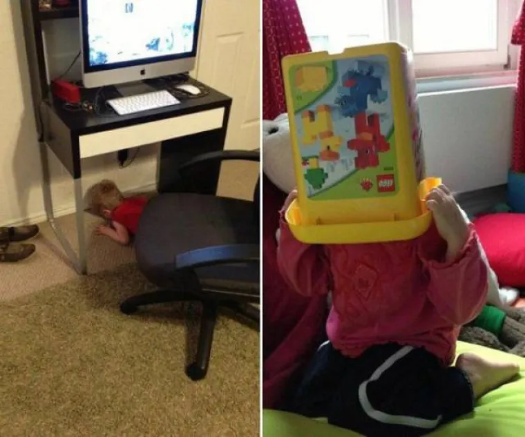 KLINCI SU UŽASNI U IGRI SKRIVAČA: Preslatki 'majstori' ba&scaron; ne razumiju kako funkcionira svijet oko njih