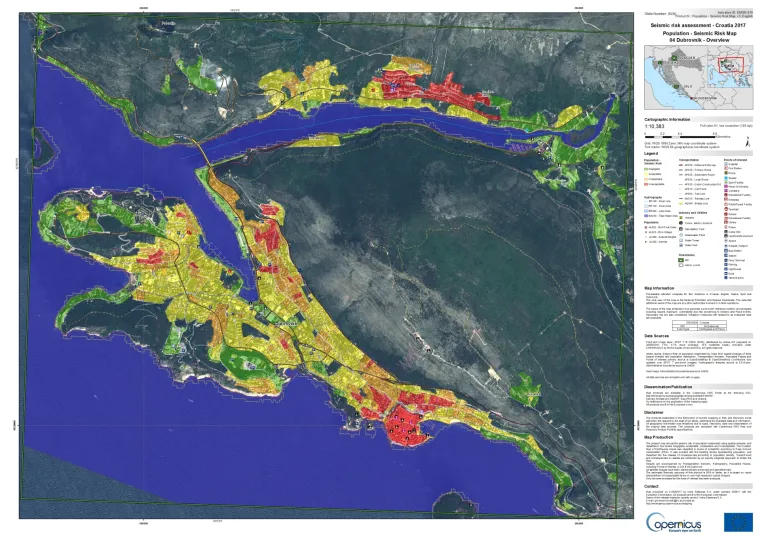 DUBROVNIK: Rizik od potresa, klizi&scaron;ta, erozije, poplava