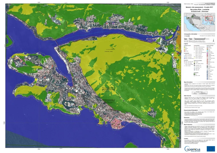 DUBROVNIK: Rizik od potresa, klizi&scaron;ta, erozije, poplava