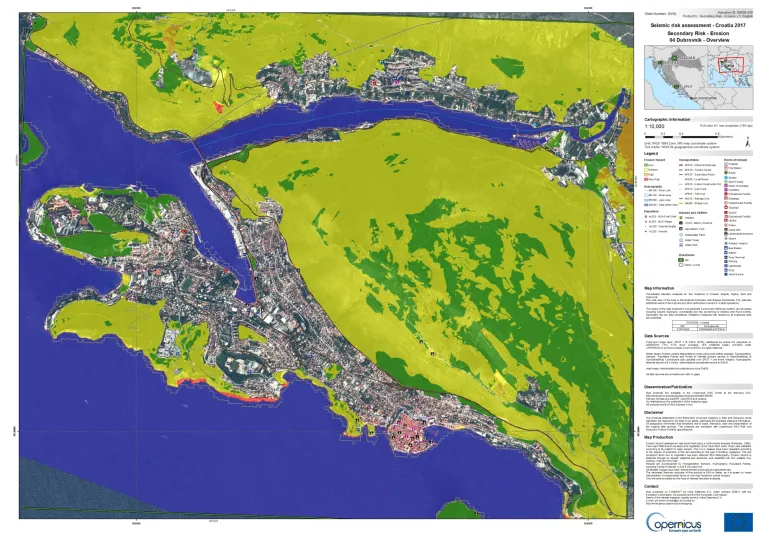 DUBROVNIK: Rizik od potresa, klizi&scaron;ta, erozije, poplava