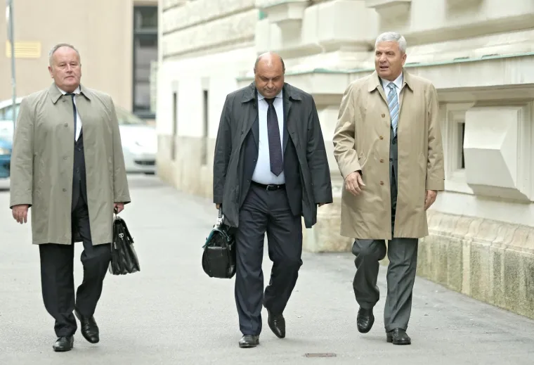 Mladen Bari&scaron;ić, Kre&scaron;imir Vilajtović i Tomislav Grahovac dolaze na ponovljeno suđenje za slučaj Fimi media. 
Photo: Sanjin Strukic/PIXSELL