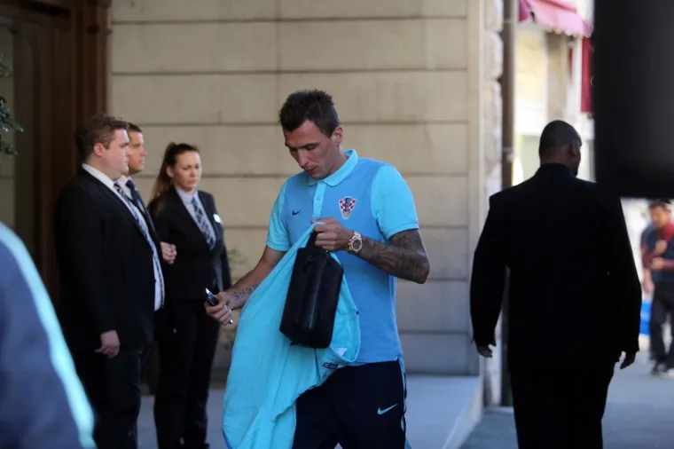 Hrvatski reprezentativci izgledali su prilično potišteno nakon odrađenog treninga.