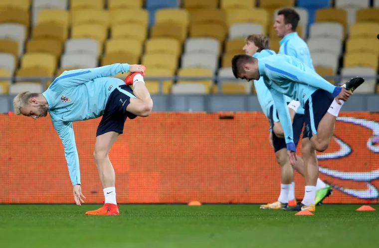 MANDŽUKIĆ NA TRENINGU! Službene potvrde nema, ali čini se da bi neumorni napadač mogao zaigrati protiv Ukrajine