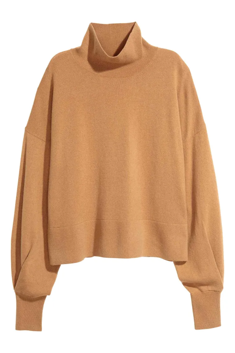 Dolčevita od kašmira s blago puf rukavima, H&amp;M, 734,33 kune