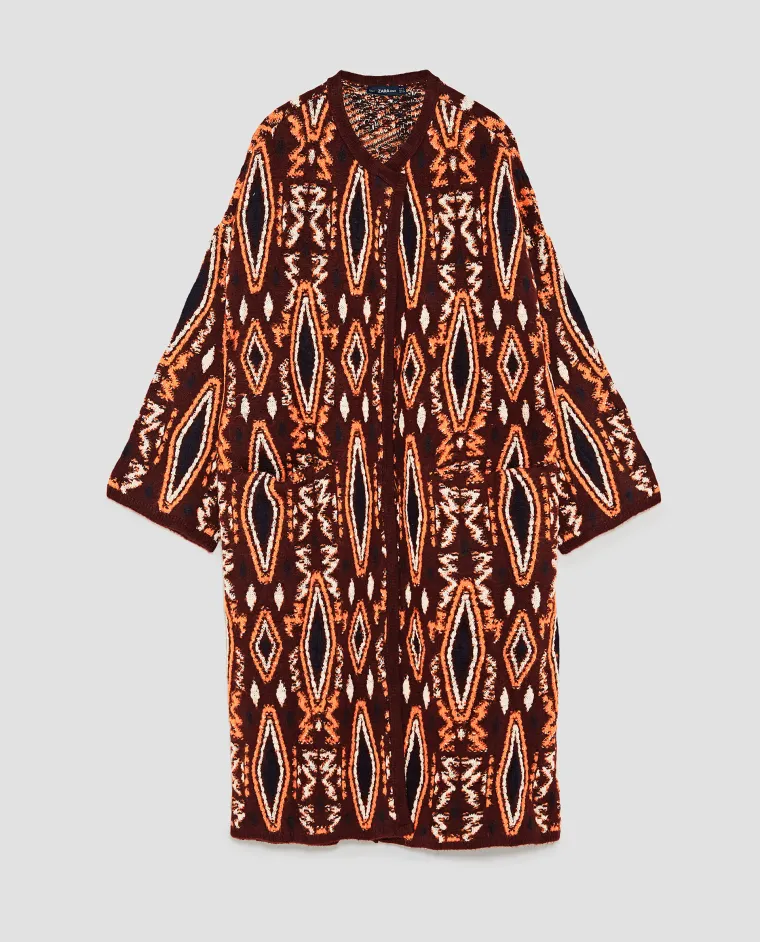 Kaput od geometrijskog žakarda, Zara, 549,90 kuna