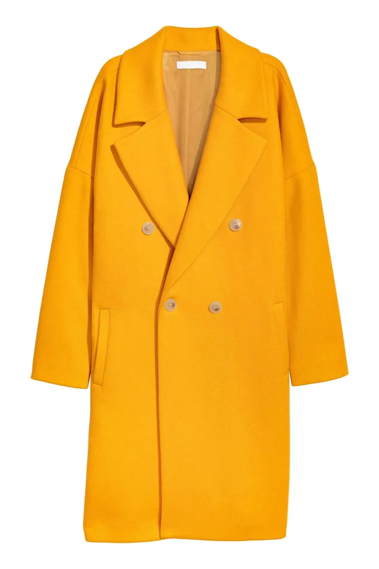 Dugi žuti kaput, H&amp;M, 740,43 kune