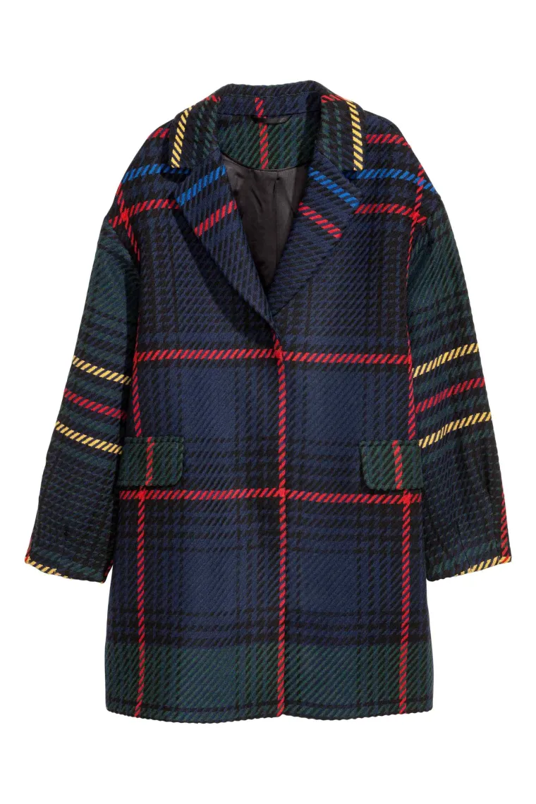 Karirani kaput od žakarda, H&amp;M, 890,01 kuna