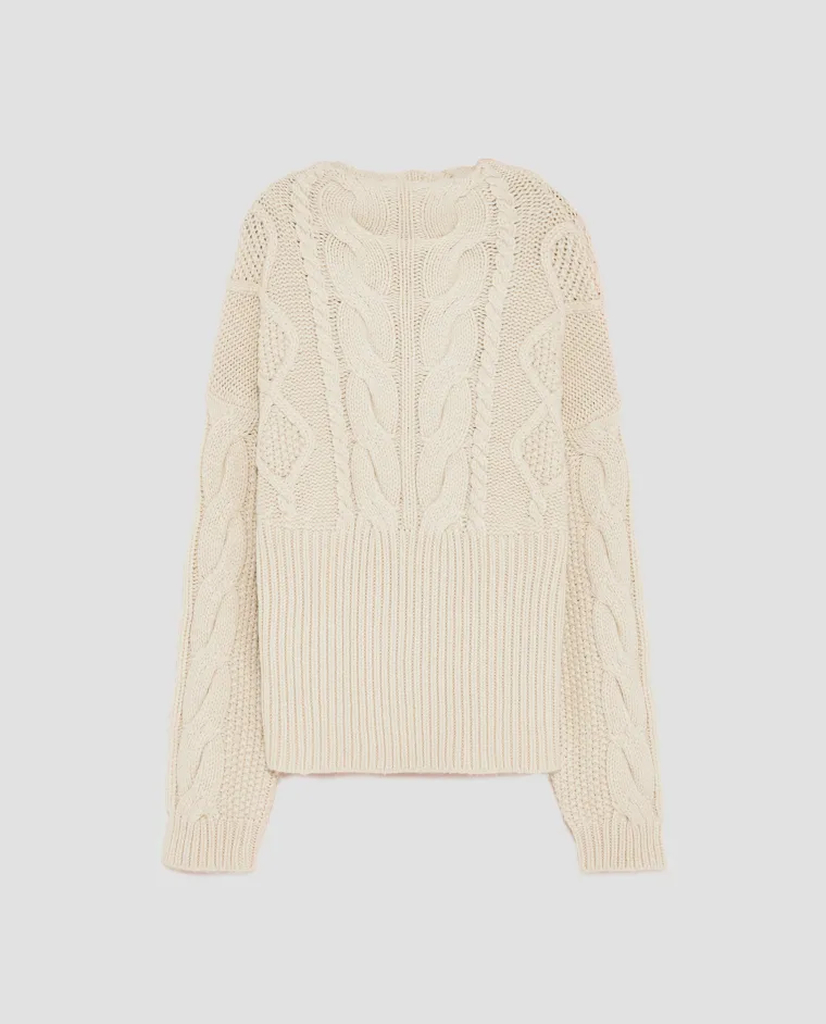 Pulover s kombiniranim donjim rubom, Zara, 299,90 kuna