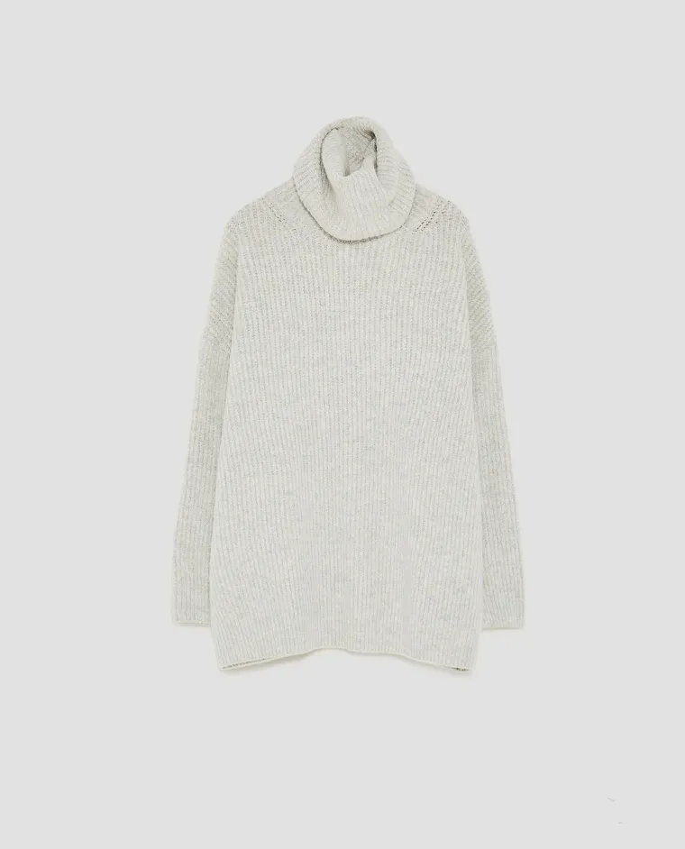 Oversized pulover s podvrnutim ovratnikom, Zara, 229,90 kuna