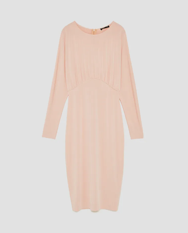 Pripijena haljina dugih rukava, Zara, 199,90 kuna