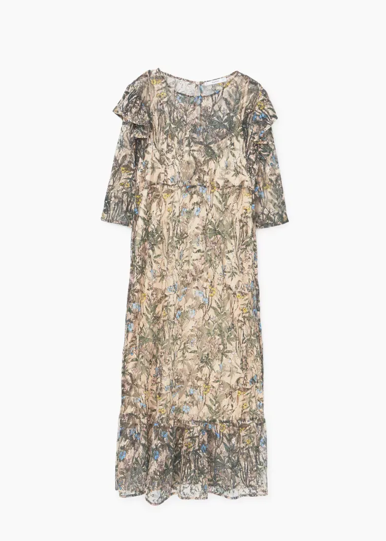 Midi haljina cvjetnog uzorka, Mango, 599,90 kuna