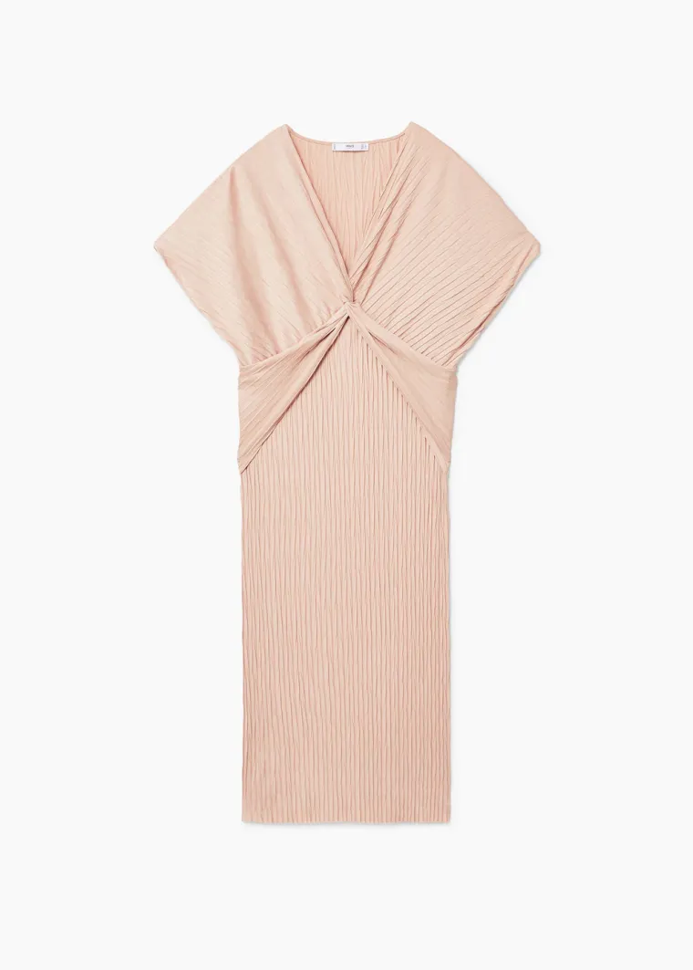 Midi haljina s teksturom prugica, Mango, 349,90 kuna