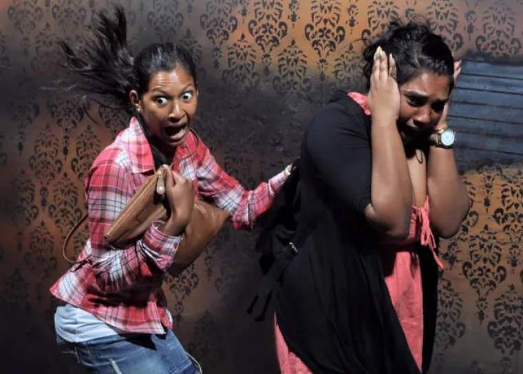 SKORO UPRLJALI GAĆE OD STRAHA: Kuće strave očito nisu za sve, njihove reakcije su urnebesne