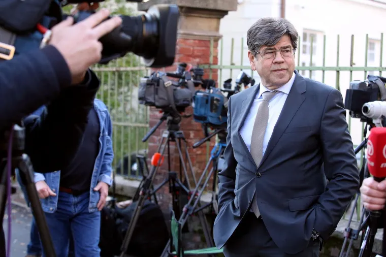 Odvjetnik Ante Todorića Rajko Čogurić. 
Photo: Goran Stanzl/PIXSELL