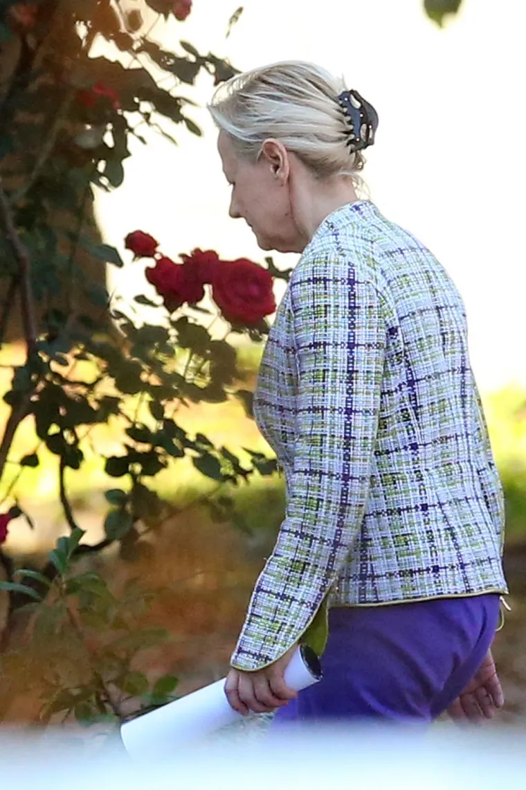 Osumnjičena Ljerka Puljić ulazi u zgradu DORH-a. 
Photo: Goran Stanzl/PIXSELL