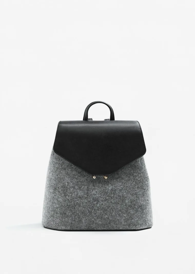 Ruksak od kombinacije materijala, Mango, 169,90 kuna
