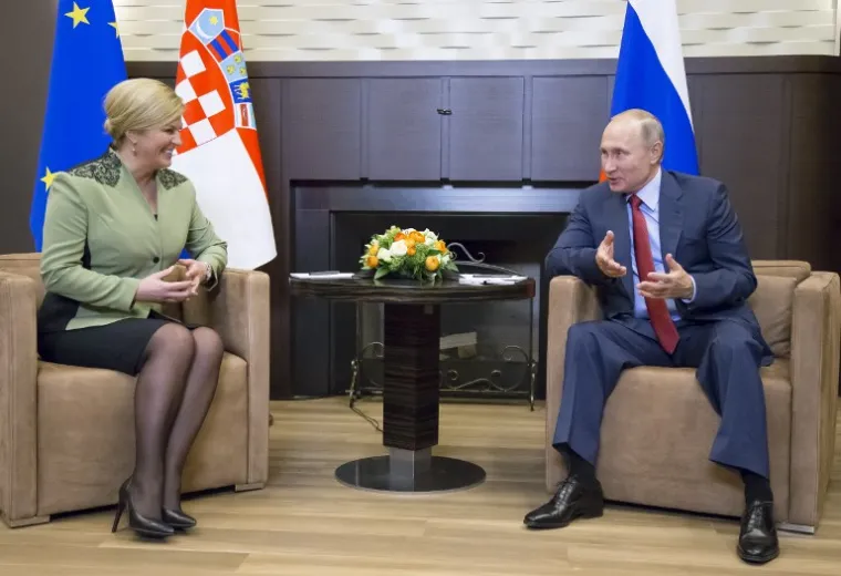Predsjednica stigla u Soči gdje se susrela s ruskim predsjednikom Vladimirom Putinom