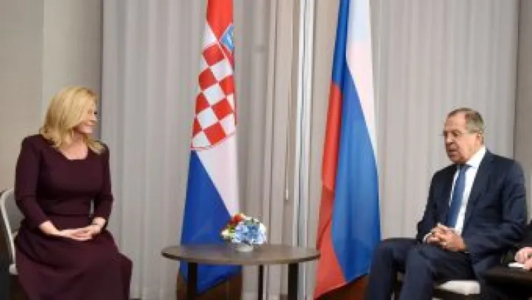 Predsjednica stigla u Soči gdje se susrela s ruskim predsjednikom Vladimirom Putinom