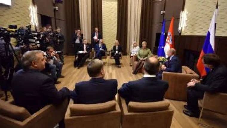 Predsjednica stigla u Soči gdje se susrela s ruskim predsjednikom Vladimirom Putinom