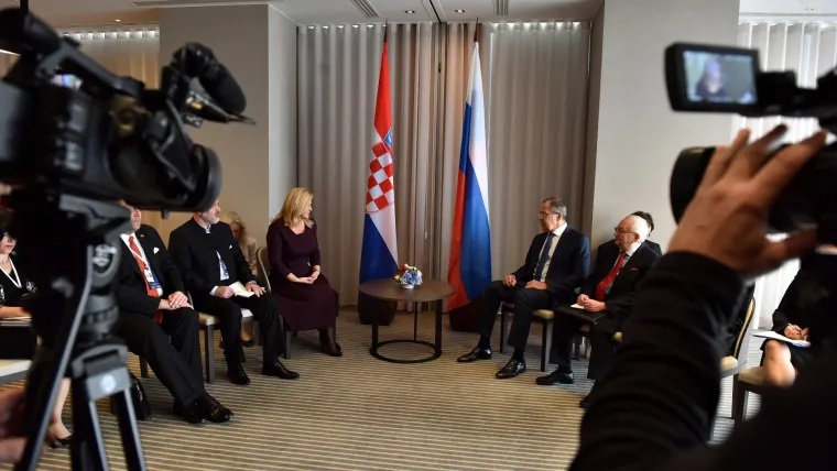 Kolinda Grabar Kitarović u Moskvi: predsjednica se sastala sa Sergejem Lavrovom