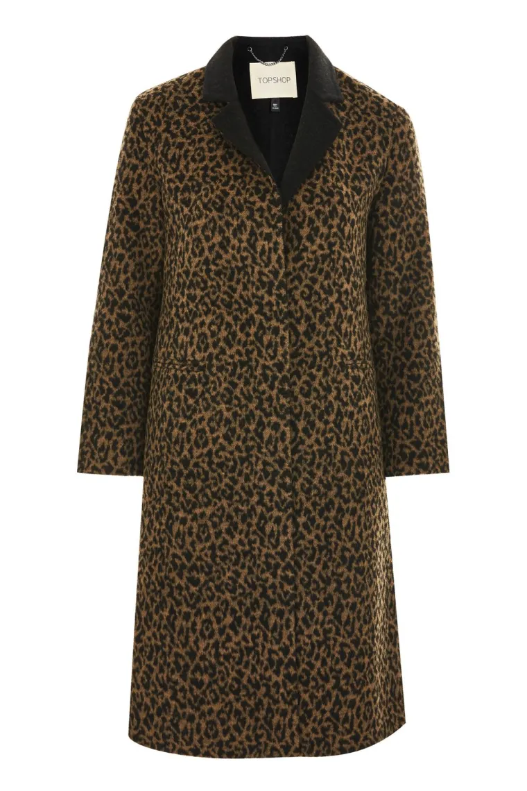 Dugi leopard kaput, Topshop, 751,17 kuna