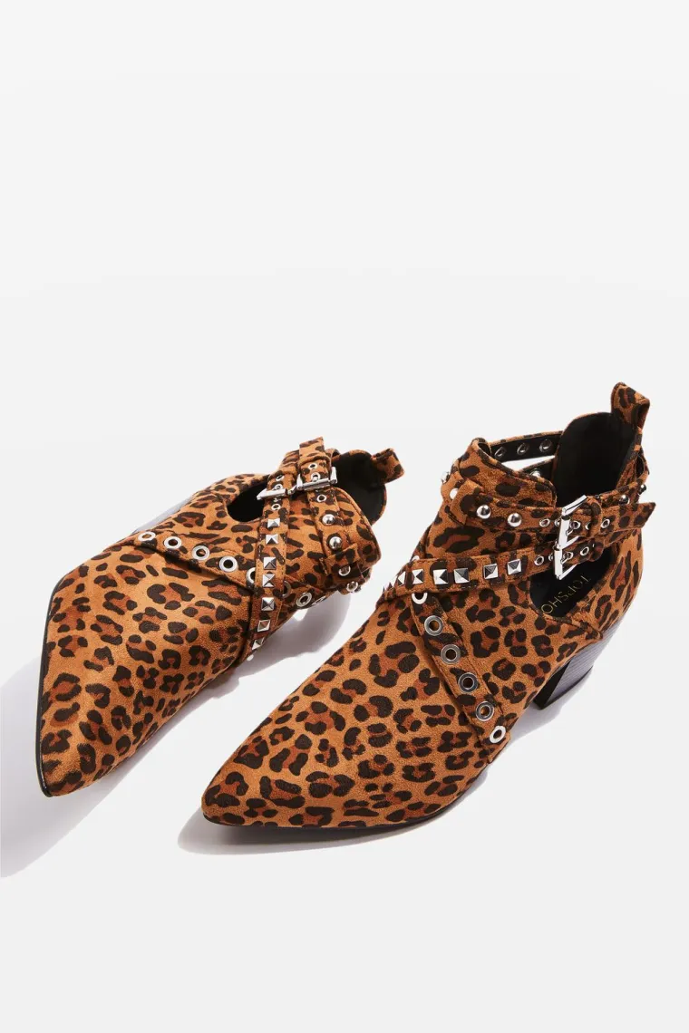 Otvorene gležnjače s remenjem i manjom petom, Topshop, 329,16 kuna