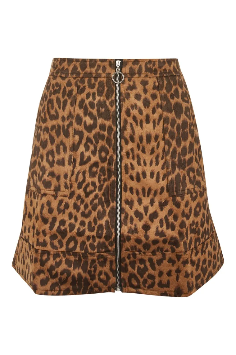Suknja na kopčanje leopard printa, Topshop, 354,48 kuna