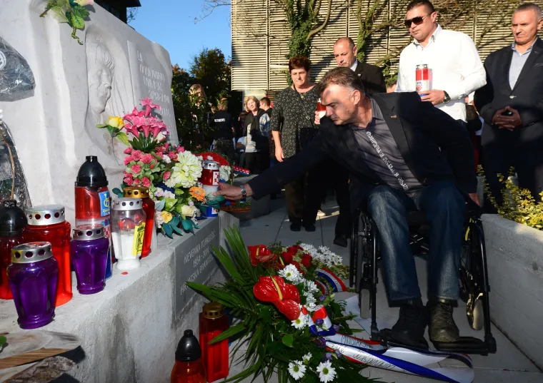 Zagreb: obilježavanje trogodi&scaron;njice početka prosvjeda branitelja ispred Ministarstva branitelja