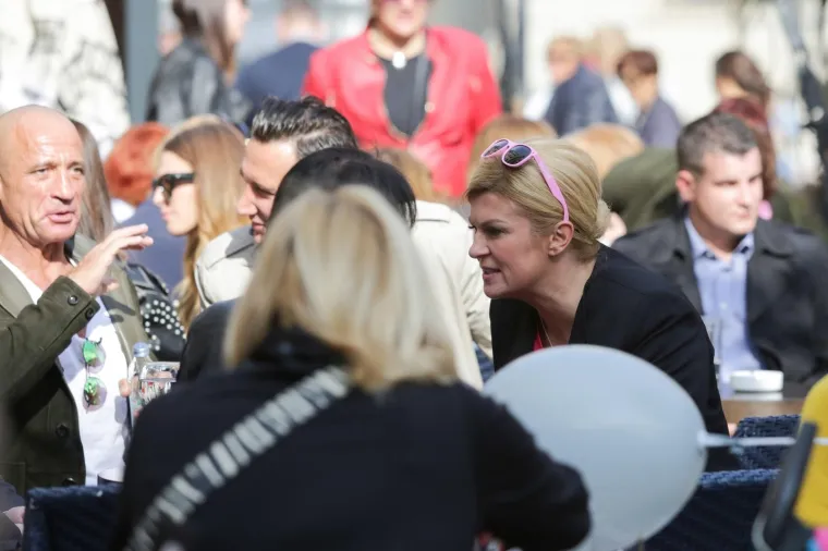 PREDSJEDNICA POPILA KAVU SA SUPRUGOM JAKOVOM NA &Scaron;PICI: U njihovom je dru&scaron;tvu bio i hrvatski Kralj za&scaron;titara