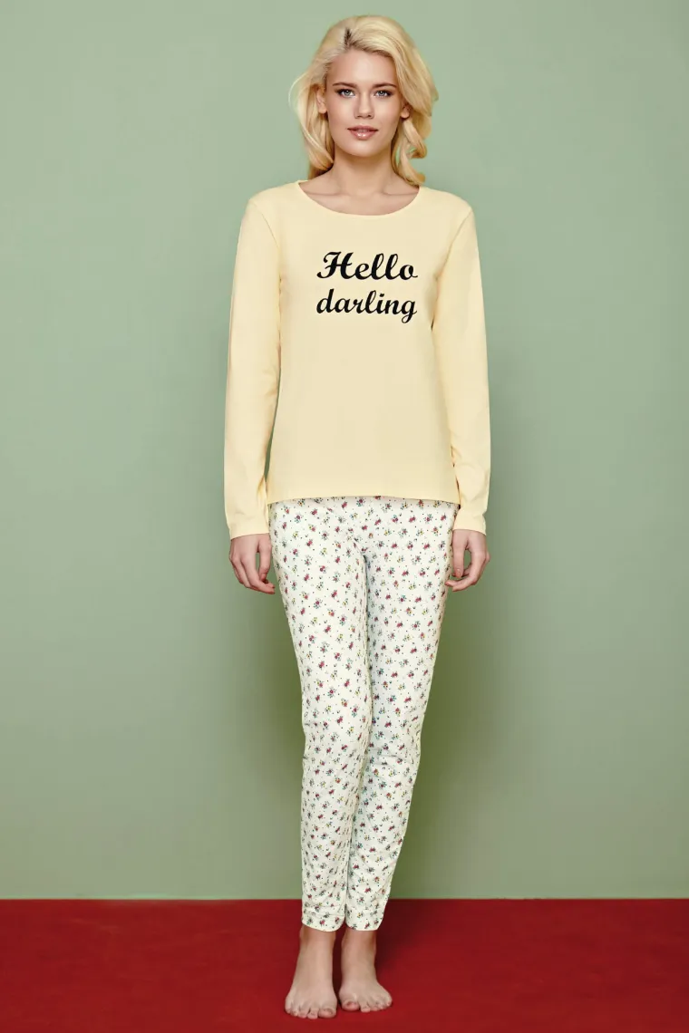 Pidžama s dugim rukavima i hlačama, Lisca, 163,00 kuna