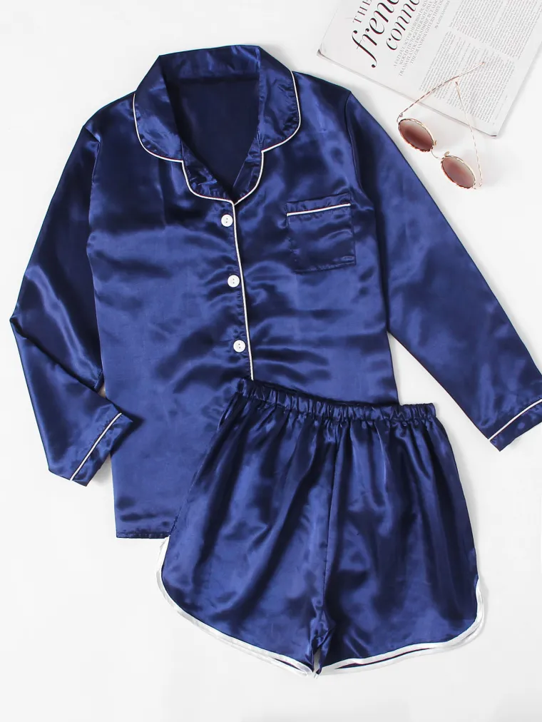 Pidžama set od satena, SheIn, 111,60 kuna