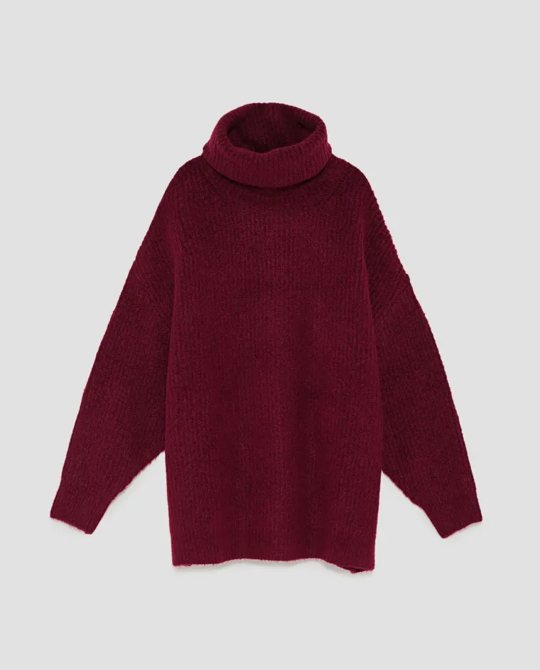 Oversize pulover s podvrnutim ovratnikom, Zara, 229,90 kuna