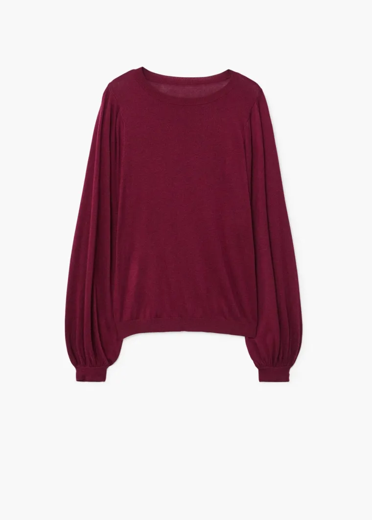 Tanki pulover s puf rukavima, Mango, 169,90 kuna