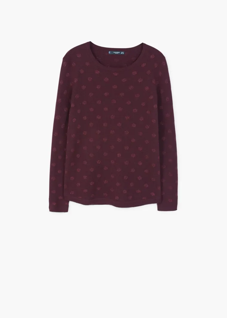 Tanki pulover sa sjajnim točkicama, Mango, 199,90 kuna