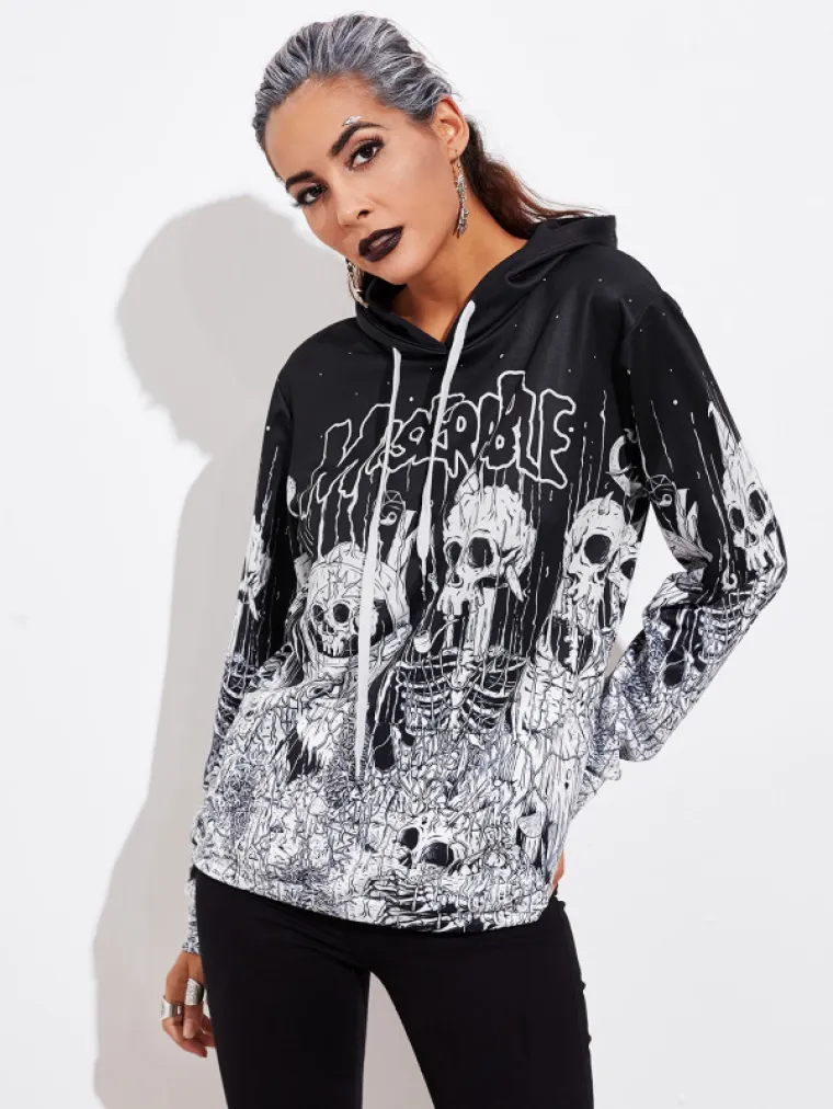 Skeleton hoodie, SheIn, 140,28 kuna