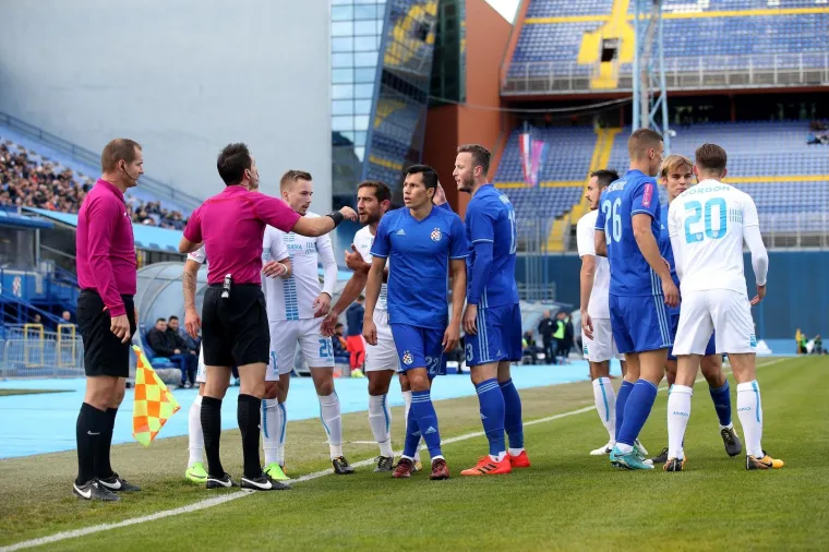 Nogometa&scaron;i Rijeke, aktualni hrvatski prvaci, gostovali su u 14. kolu domaćeg prvenstva kod vodeće momčadi lige, zagrebačkog Dinama.