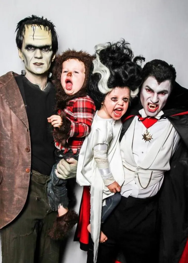 Kad se cijela obitelj uživi: nevjerojatne maske za Noć vje&scaron;tica