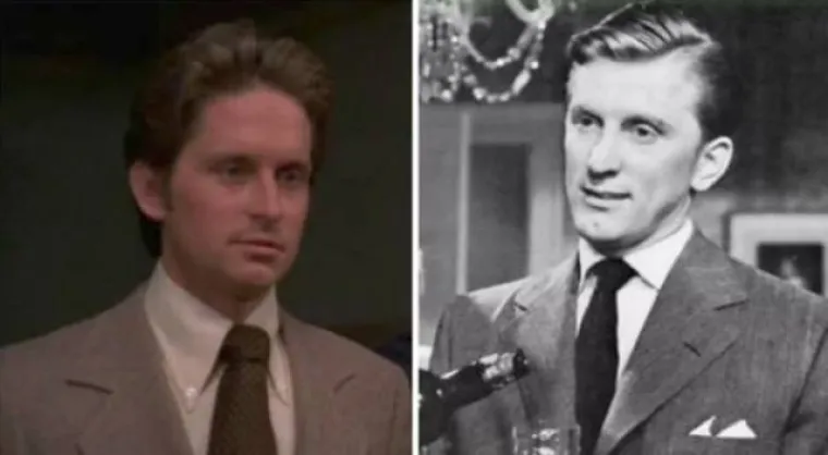 Michael i Kirk Douglas s 30 godina.