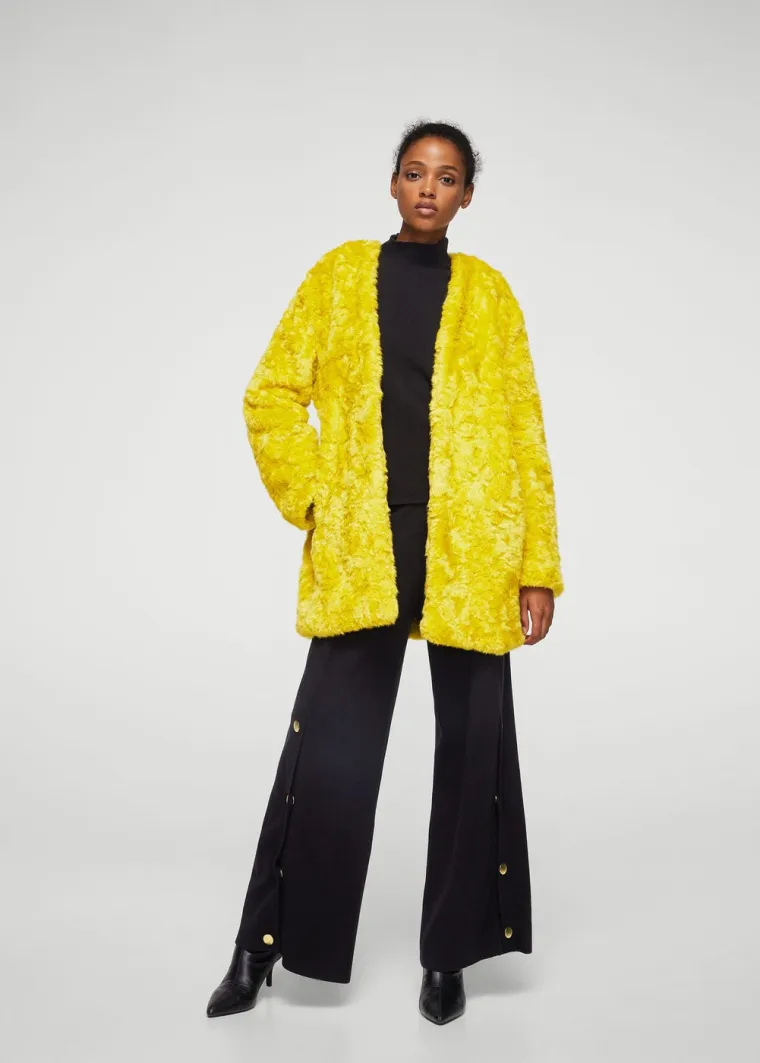 Žuti teddy bear kaputić, Mango, 599,90 kuna