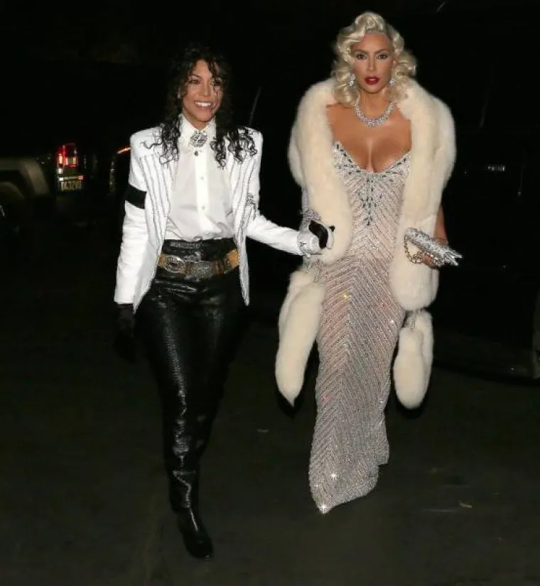 Kourtney i Kim Kardashian kao Michael Jackson i Madonna