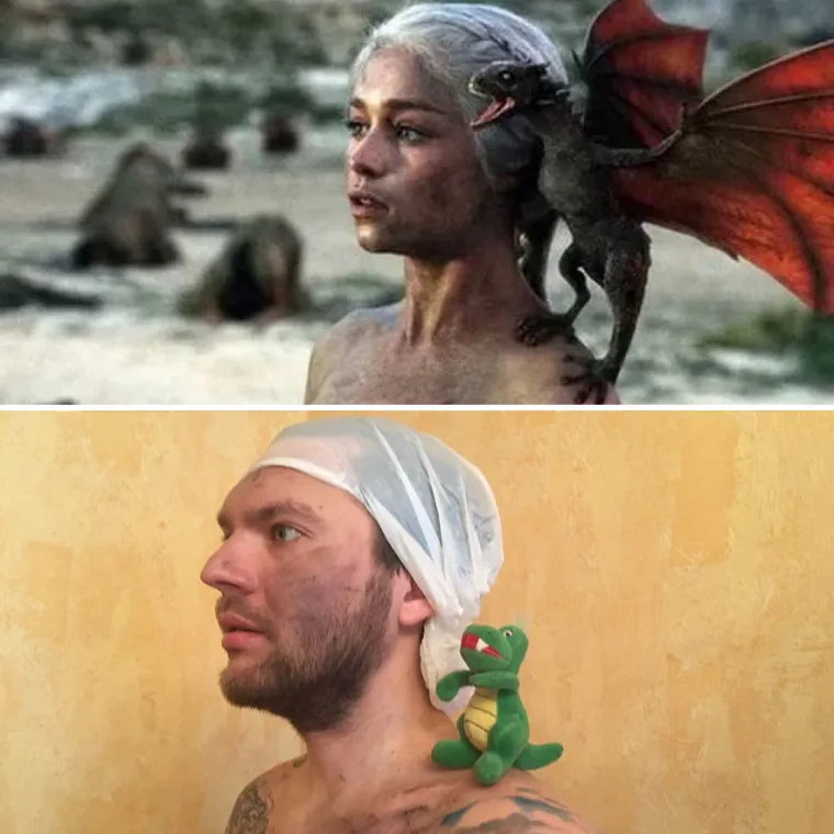 KRALJ JEFTINE ZABAVE: Radi kreativne kostime od stvari koje pronađe u kući i svejedno uspije nasmijati milijune