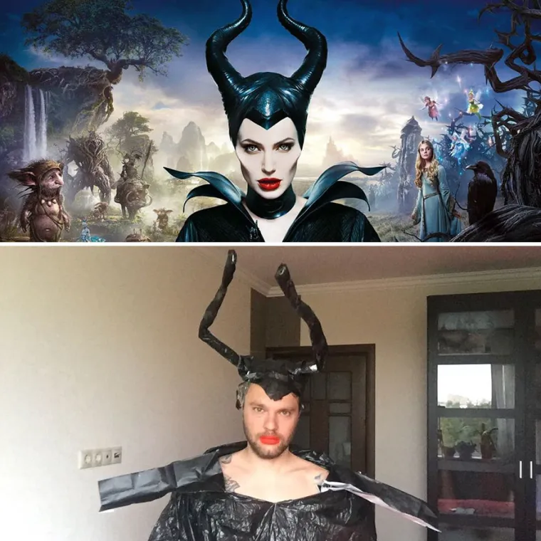 KRALJ JEFTINE ZABAVE: Radi kreativne kostime od stvari koje pronađe u kući i svejedno uspije nasmijati milijune