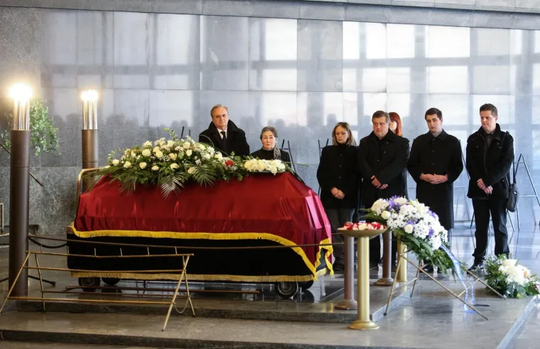 Posljednji ispraćaj glumca i redatelja Vlade &Scaron;tefančića na Krematoriju