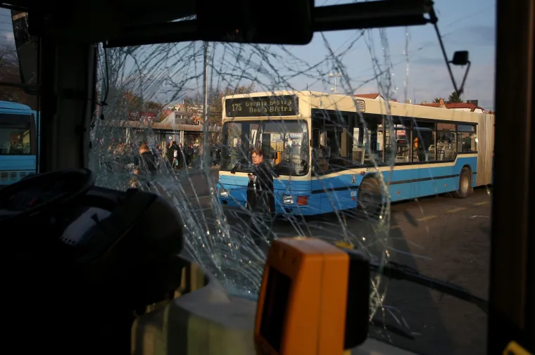 Sudar ZET-ovih autobusa