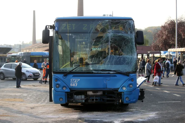 Sudar ZET-ovih autobusa