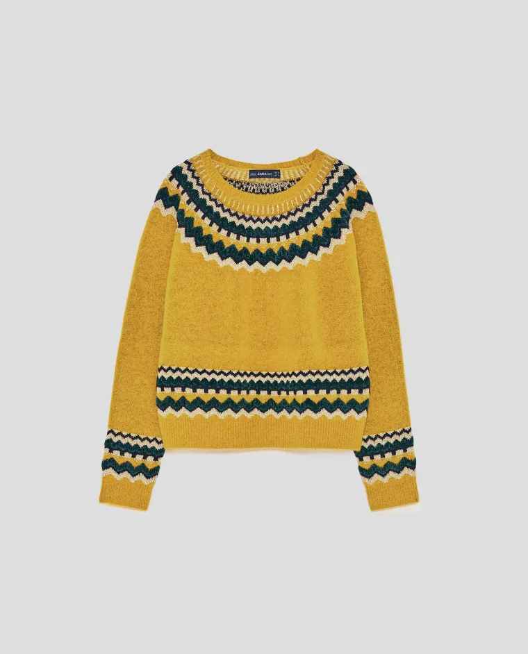 Kratki pulover sa svjetlucavim detaljima, Zara, 229,90 kuna